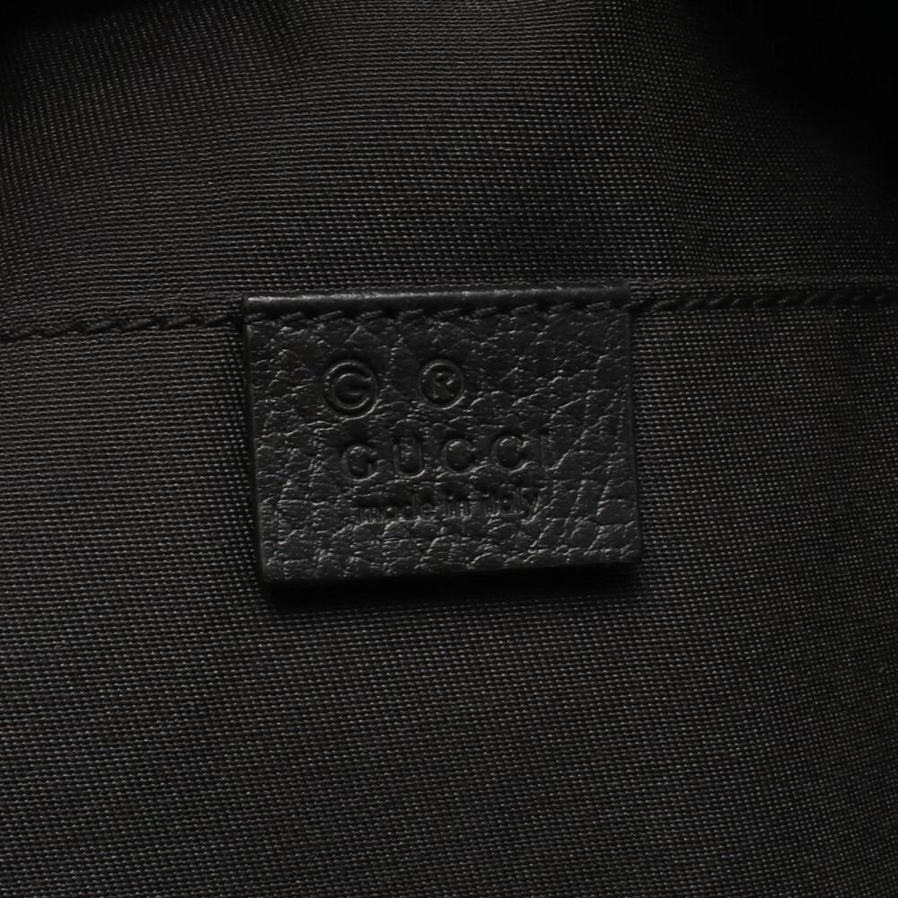 GUCCI Black Leather Fanny Pack - Picture 4 of 7